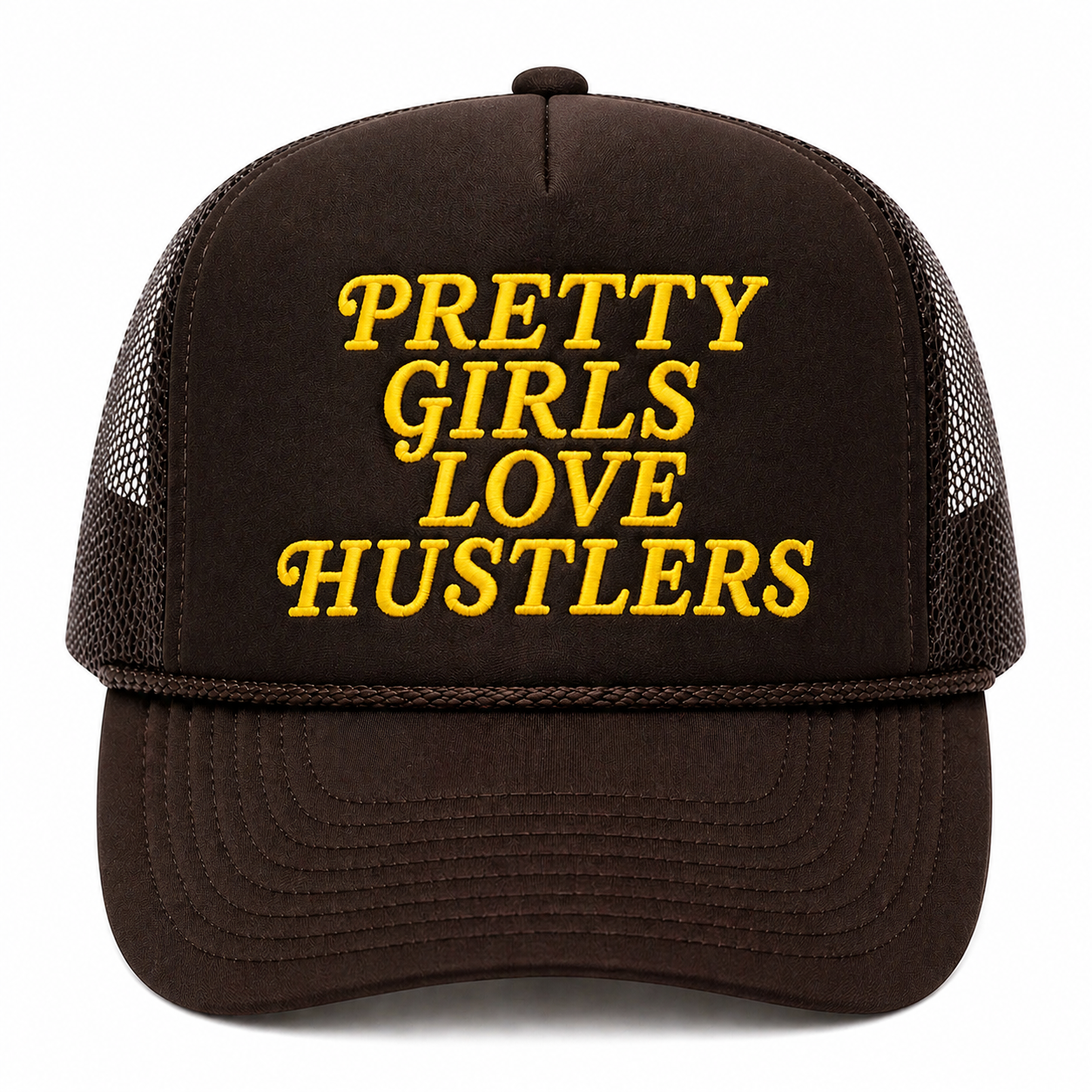 Pretty girls love hustlers(trucker foam snapback)