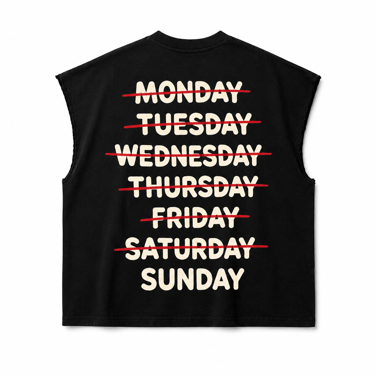 Make Sundays Lit Again(cutoff sleeves)