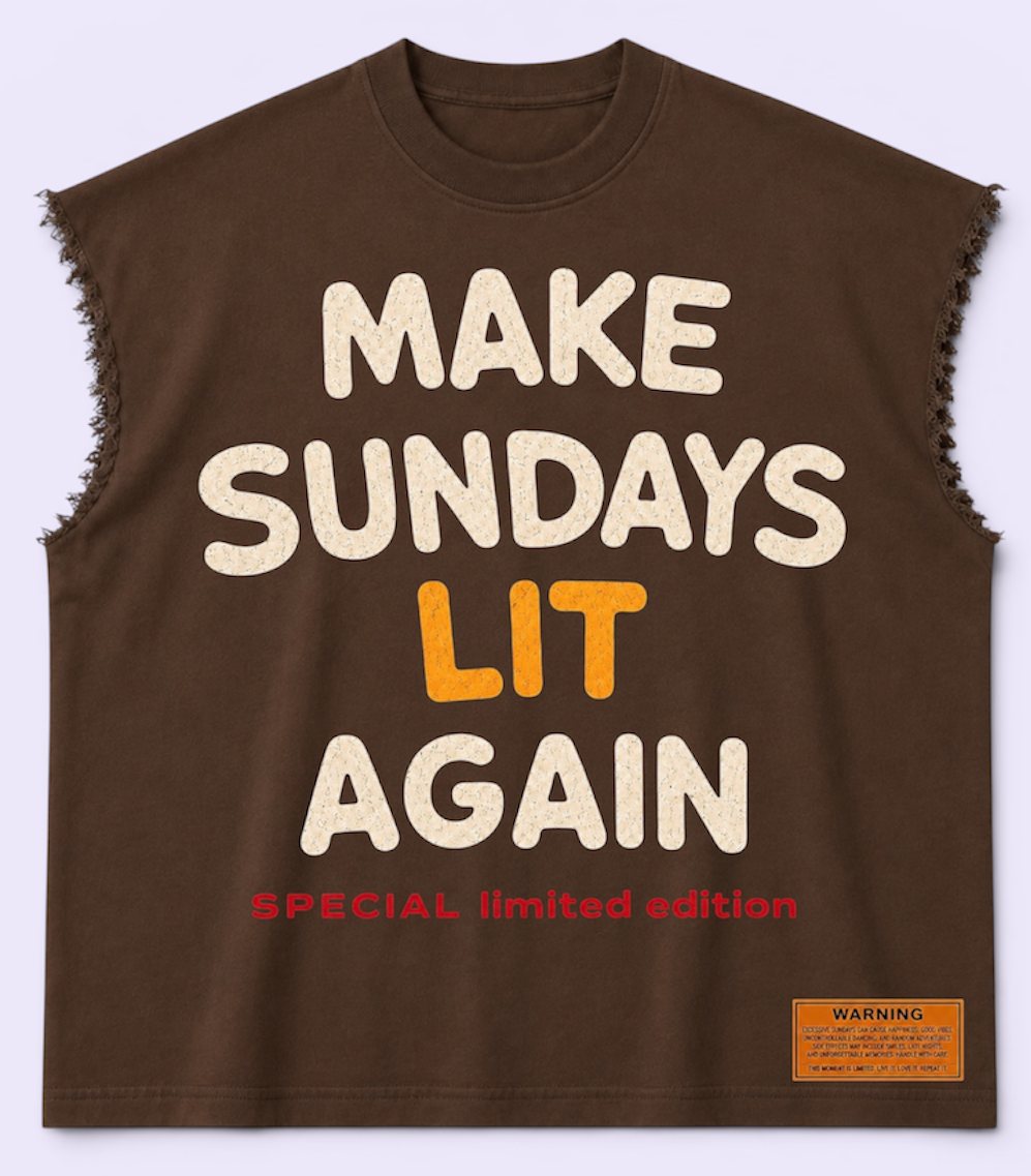 Make Sundays Lit Again(sleeveless)